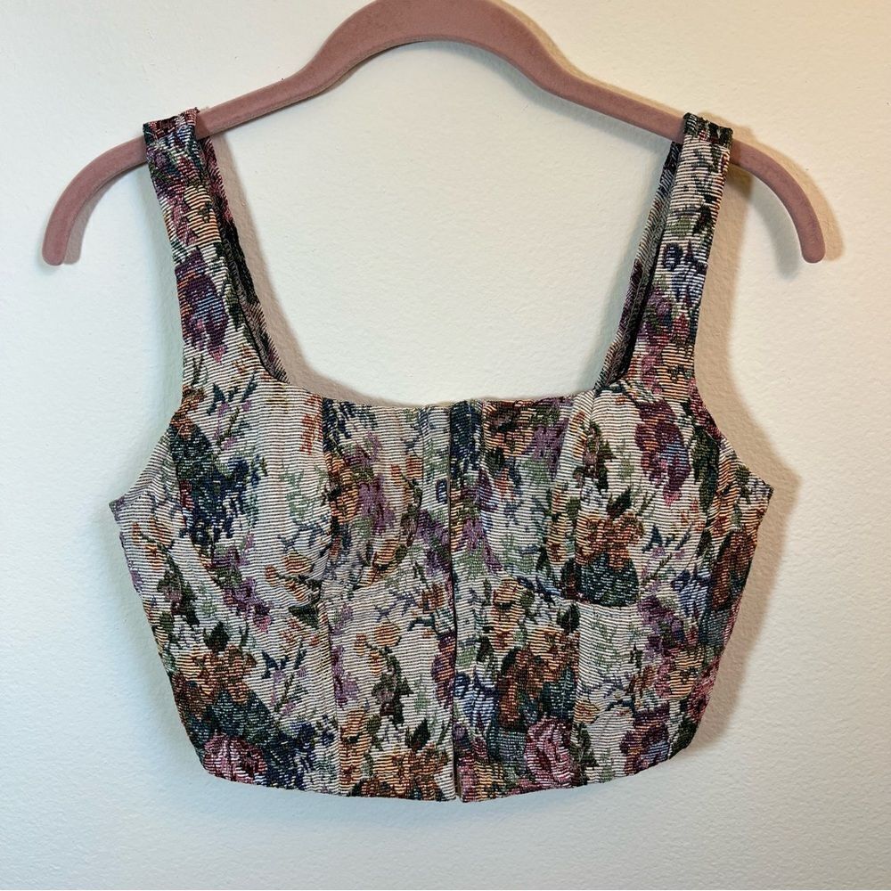 ✨ Wild Fable Floral Corset Tank Top XS